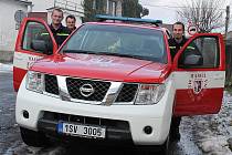 Mšenští dobrovolní hasiči mají nového pomocníka, vůz Nissan Pathfinder.