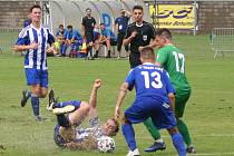 Mol cup: Sokol Libiš (v modrém) - Loko Vltavín 0:6