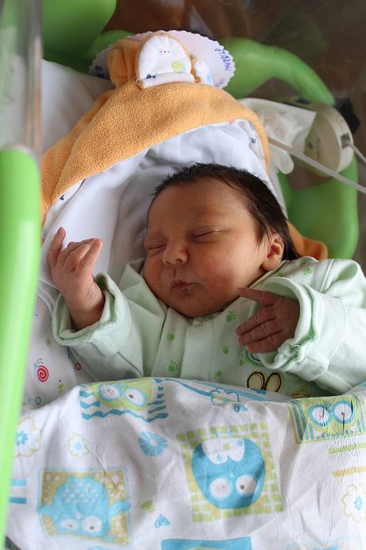 JAKUB ŠTIBRAN se mamince Michaele z Kralup narodil v mělnické porodnici 10. října 2017, vážil 4,08 kilogramu.