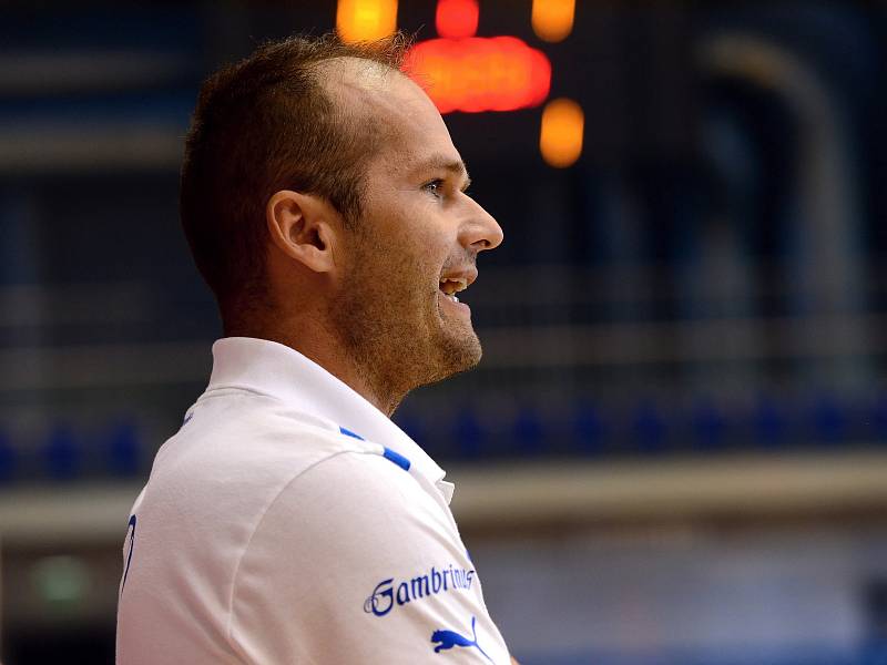 Trenér české futsalové reprezentace do 21 let Marek Kopecký.