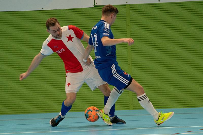 1. Futsal liga, 2. čtvrtfinále: Olympik Mělník - Slavia Praha (4:5P), 30. 3. 2023