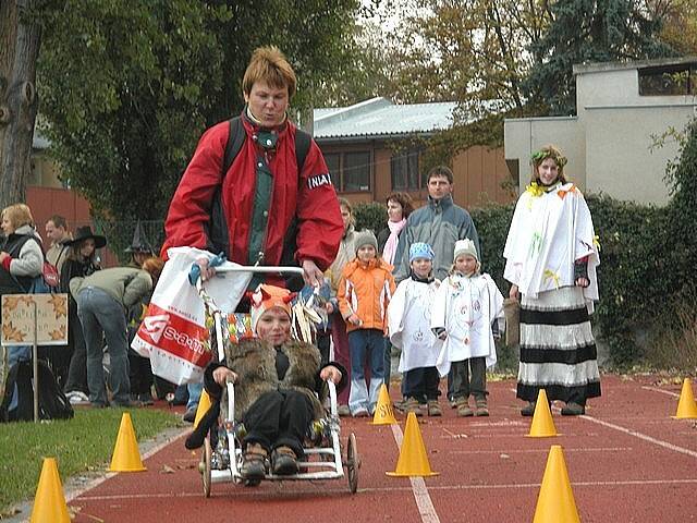 Strašidelné odpoledne pořádané kralupským Domem dětí a mládeže.