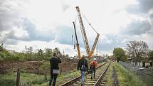 Lužec nad Vltavou bude mít první zdvižní železniční most v České republice