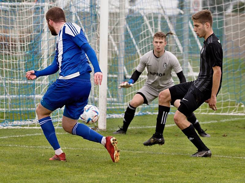 Divize, 9. kolo: Sokol Libiš - FK Admira Praha B (3:0), hráno 1. října 2022.