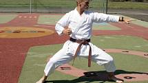 Karate se na hry dostalo díky Japonsku, na snímku Lukáš Sirotek