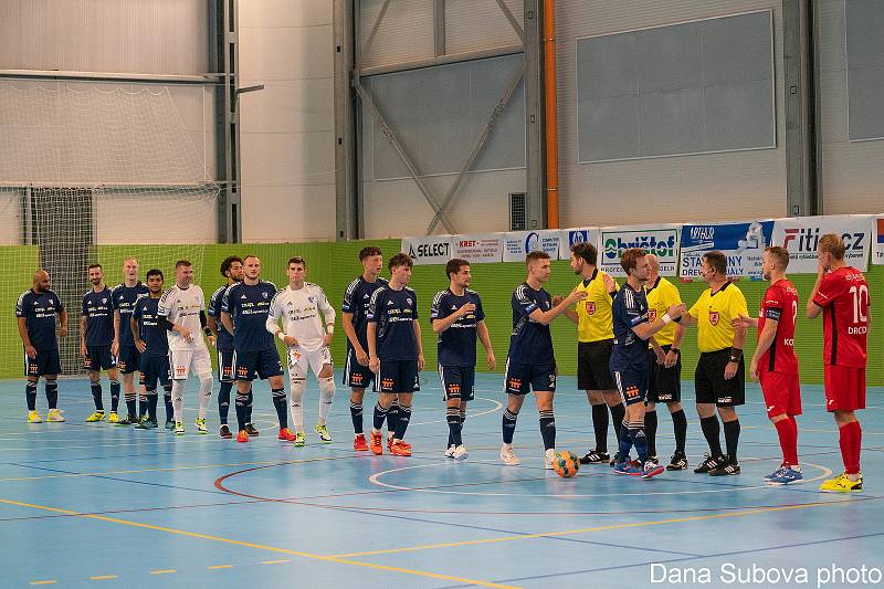 1. Futsal liga, 1. kolo: Olympik Mělník - FK Chrudim (1:10), hráno 26. srpna 2022.