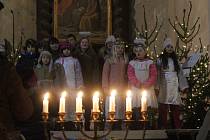 Z vánočního koncertu v kostele sv. Máří Magdaleny v Chlumíně.