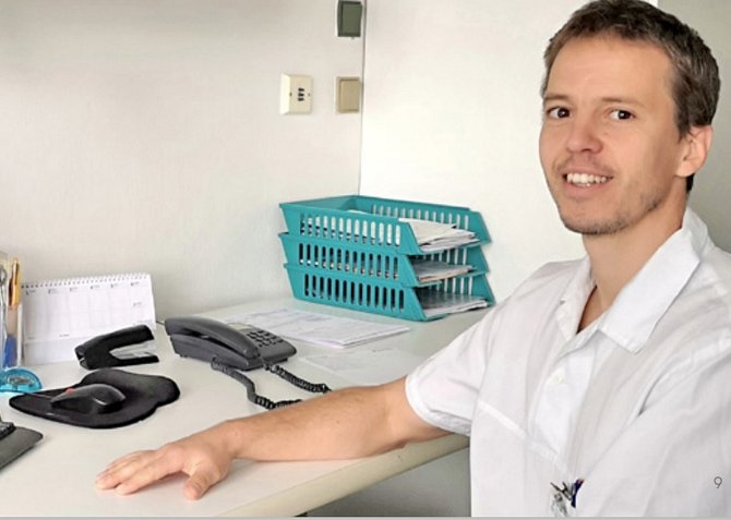 Primář interního oddělení a lékařský ředitel Nemocnice Neratovice Michal Scheinost.