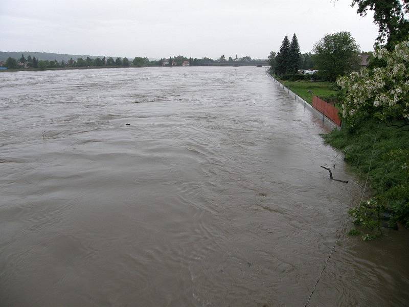 Slalomářský kanál ve Veltrusech.