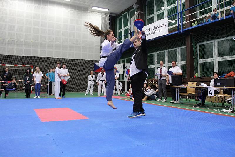 Na domácí turnaj mělnických taekwondistů dorazily téměř dvě stovky závodníků z celého Česka. Mělnický tým nakonec skončil na skvělém čtvrtém místě. V turnaji skills, ve kterém reprezentovali vždy tři bojovníci z každého týmu, skončilo mělnické Hansoo na z