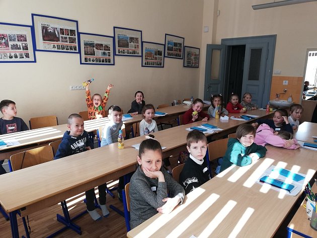 Ukrajinské děti se zapojily do adaptační skupiny v Mělníku.