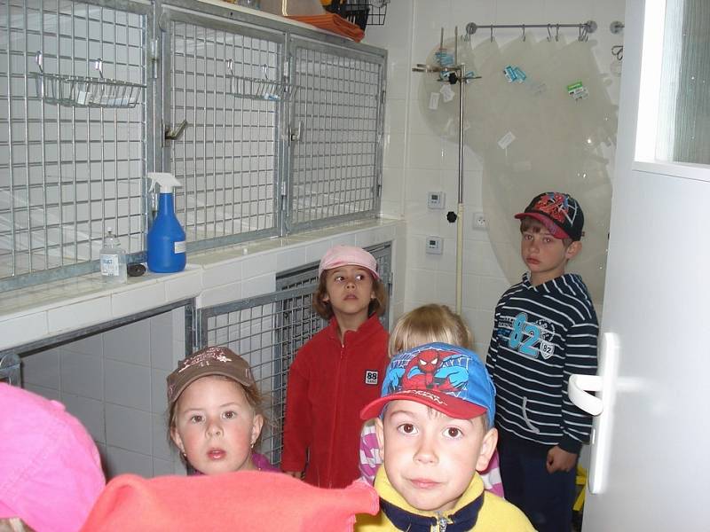 Dubnové zážitky dětí z mělnické mateřské školy Pohádka. 