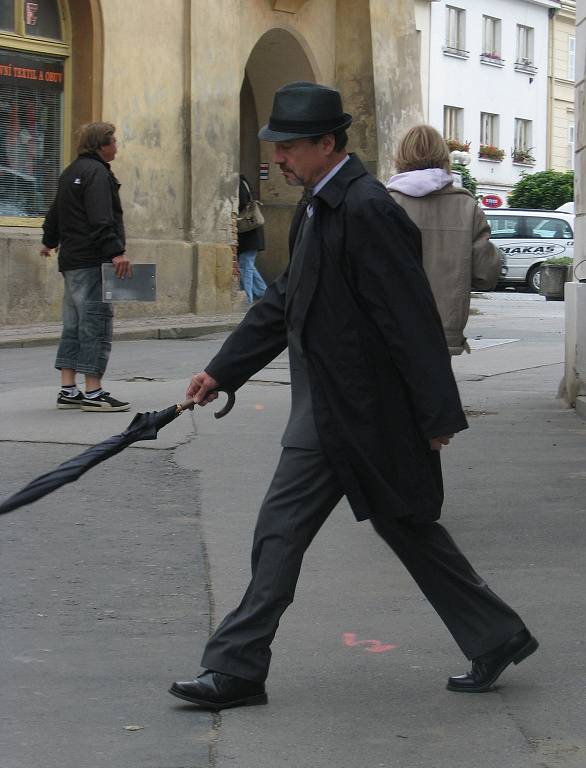 Filmaři natáčeli v Mělníku jeden z dílů cyklu České televize Ach, ty vraždy!