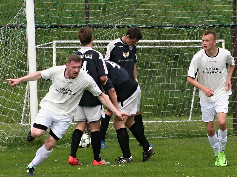 Cenná výhra nad rezervou Libiše. Dolní Beřkovice zvítězily 3:1.