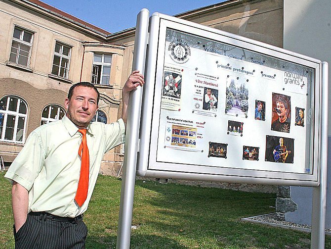 HLAVNÍ osobou Beřkovického jara je manažer multifunkčního centra David Vačilja (na snímku).