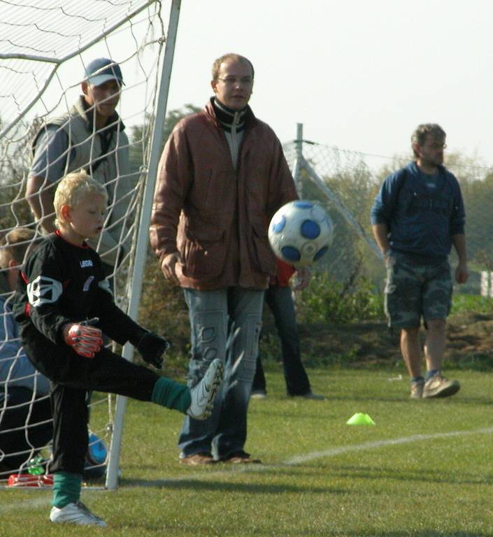 Ze sobotního turnaje mladších a starších přípravek v Byškovicích.