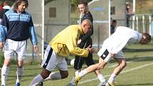 I. B třída: FC Mělník - Lužec (v zeleném)