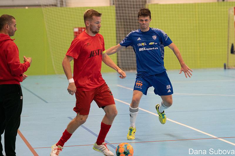 1. Futsal liga, 4. kolo: SK Olympik Mělník - TJ Spartak Perštejn (5:3), hráno 27. září 2022.