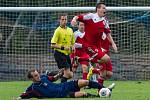 FK Neratovice/Byškovice - Sokol Brozany (v červeném); 4. kolo divize B; 31. srpna 2014