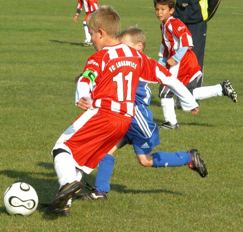 Ze sobotního turnaje mladších a starších přípravek v Byškovicích.