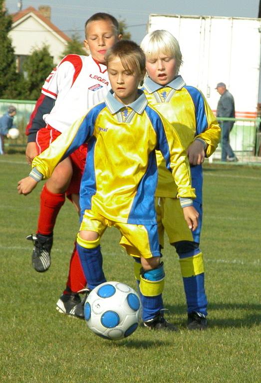 Ze sobotního turnaje mladších a starších přípravek v Byškovicích.