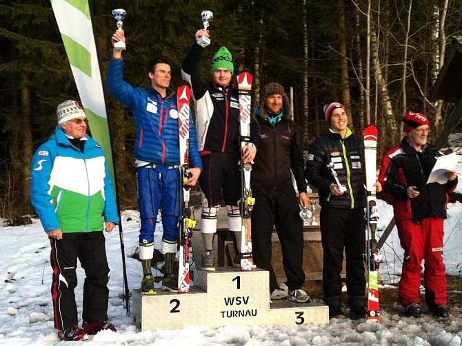Kralupský junior Martin Štěpán na stupních vítězů v rakouském Tarnau.