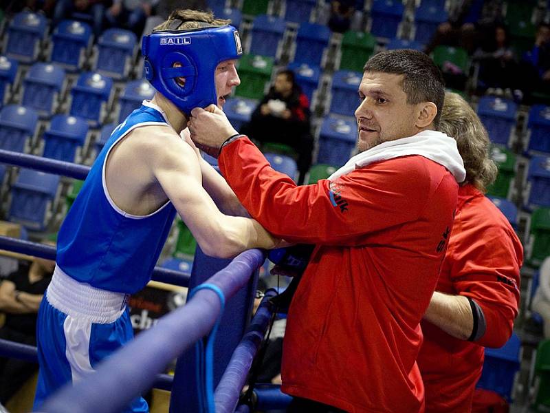 Jan Gazdík z SK Box Mělník se stal mistrem ČR v kategorii kadetů do 66 kg.