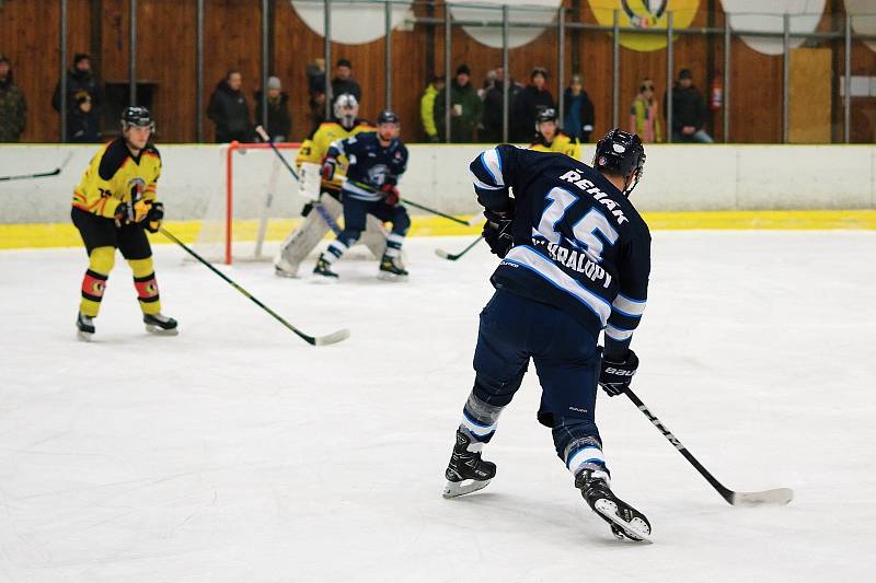 Krajská liga, 18. kolo: HC Junior Mělník - HK Kralupy (4:3), hráno 21. ledna 2023.