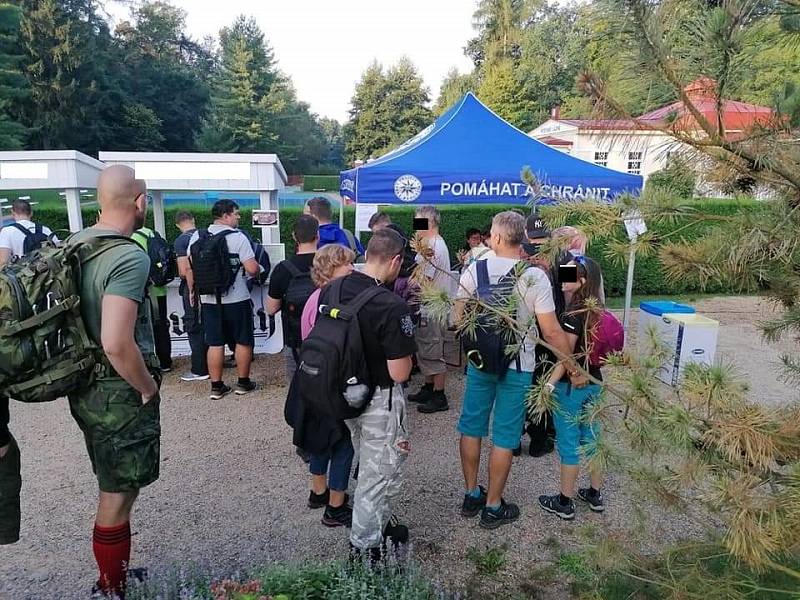 Ze 4. ročníku Středočeského policejního pochodu.