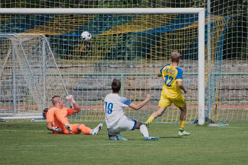 Divize B, 2. kolo: FK Neratovice/Byškovice - SK Kladno (0:2), hráno 13. srpna 2022.