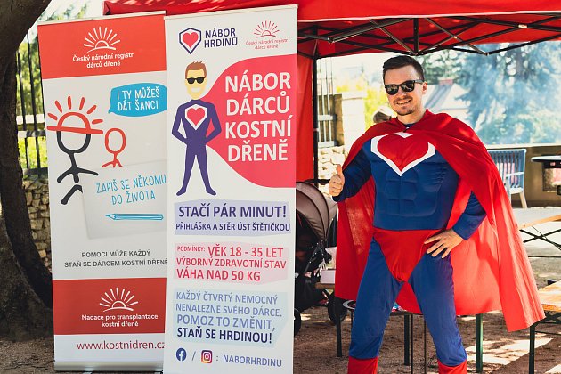 Nábor hrdinů v Mělníku: zapojte se do registru dárců kostní dřeně