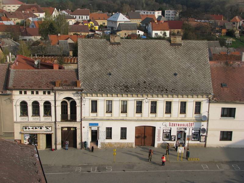 Současná podoba centra města Mšena