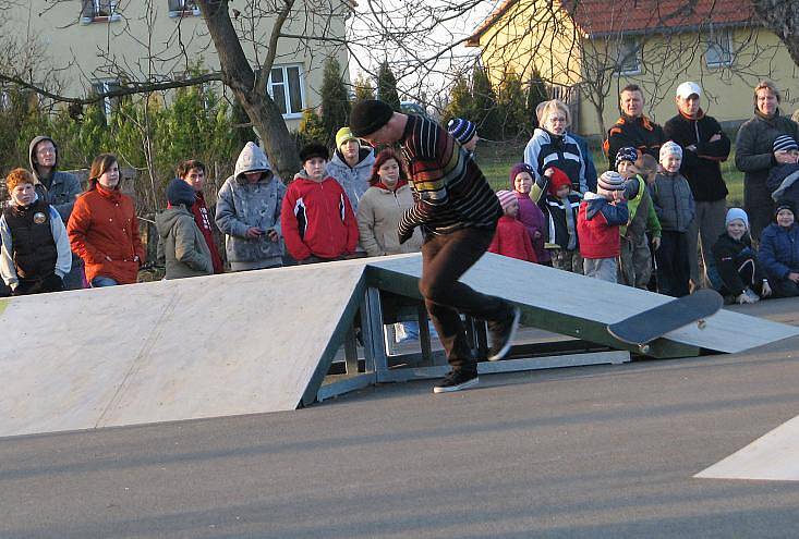 Slavnostní otevření skateparku v Dolních Beřkovicích.