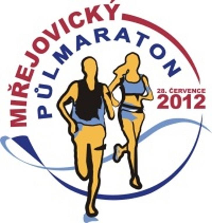 Malé oficiální logo letošního ročníku Miřejovického půlmaratonu.