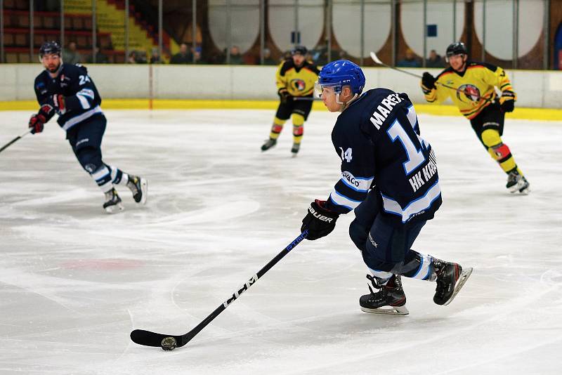 Krajská liga, 18. kolo: HC Junior Mělník - HK Kralupy (4:3), hráno 21. ledna 2023.