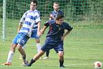 Sokol Libiš - FK Neratovice/Byškovice (v tmavém); 6. kolo divize B; 13. září 2014