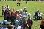 Fotbalové hřiště v Tuháni bylo v neděli 26. května plné barevných dresů a přileb. Celá neděle patřila okresnímu kolu hasičské soutěže Plamen. Nejmladší hasiči a dorost soutěžili v požárním útoku a štafetě dvojic.