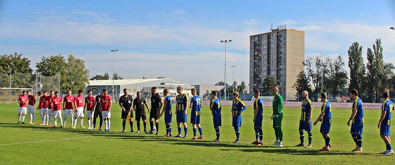 Divize B, 8. kolo: FK Neratovice-Byškovice - SK Český Brod (0:0), hráno 24. září 2022.