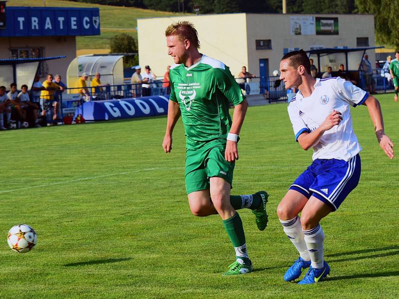 Vilémov - Libiš (2:1); 1. kolo divize B; sobota 8. srpna 2015