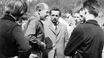 Emil Zátopek v Houštce.