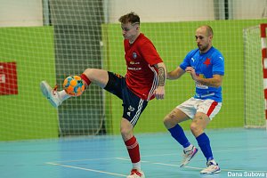 1. Futsal liga: SK Olympik Mělník - SK Slavia Praha (5:3), 16. února 2024