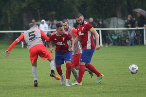 Okresní přebor, 6. kolo: SK Slavia Velký Borek - FK Vysoká (1:0), hráno 25. září 2022.
