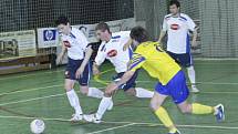 Z futsalového utkání Olympik Mělník - Arsenal Benešov (8:5).