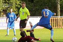 SK Slavia Velký Borek - AFK Veltrusy (2:0); 5. kolo okresního přeboru; 7. září 2014