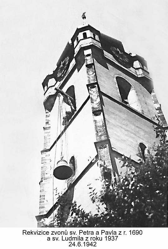 Zvony z mělnického chrámu sv. Petra a Pavla. Fotografie: Oldřich Vychodil