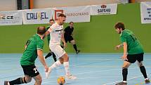 1. Futsal liga, 17. kolo: Olympik Mělník (bílé dresy) - Démoni Česká Lípa (3:2)