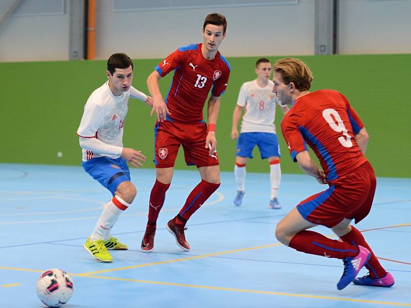 Futsalová reprezentace do 21 let prohrála přípravný zápas v Mělníce s Ruskem 1:6.