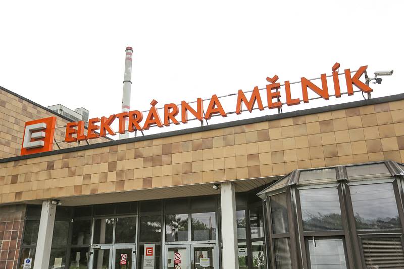 Prohlídka mělnické elektrárny v úterý 17. srpna 2021.