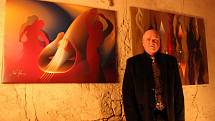 Leo Symon ve Vysoké otevřel svou výstavu Malování světlem.