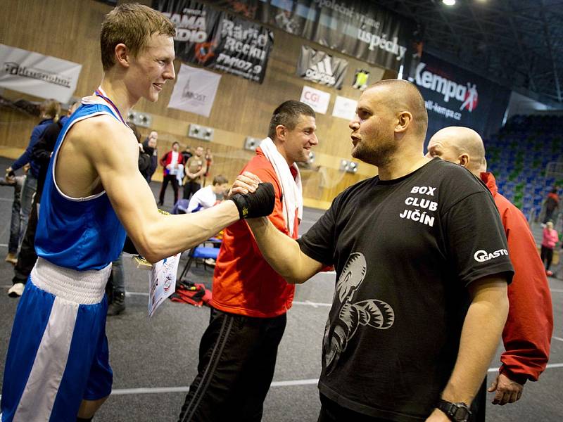 Jan Gazdík z SK Box Mělník se stal mistrem ČR v kategorii kadetů do 66 kg.